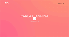 Desktop Screenshot of carlagiannina.com