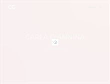 Tablet Screenshot of carlagiannina.com